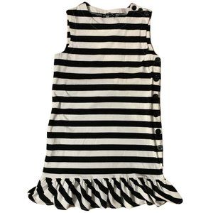 Karl Lagerfeld Striped Buttoned Dressed with Flare Size XXS Great Condition